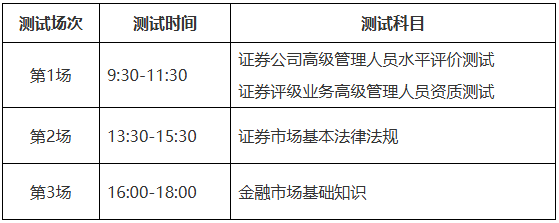 证券资格考试时间(证券考试2022时间)